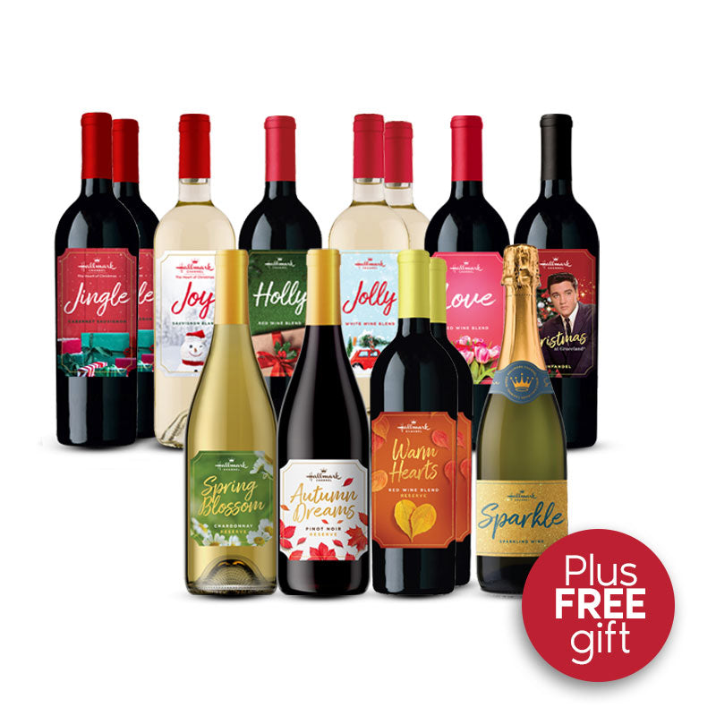 Hallmark Sampler Holiday 12Pack Hallmark Channel Wines