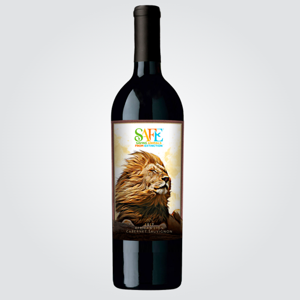 WCS - African Lion - Wildlife Wines Cabernet Sauvignon